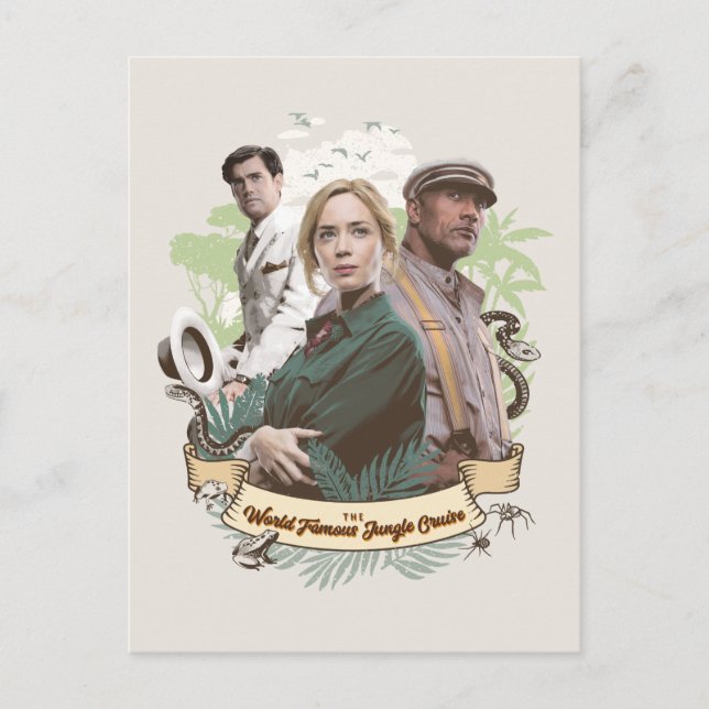 The World Famous Jungle Cruise Postcard (Front)