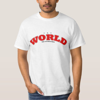 The World full of Mysteries bold typography unisex T-Shirt