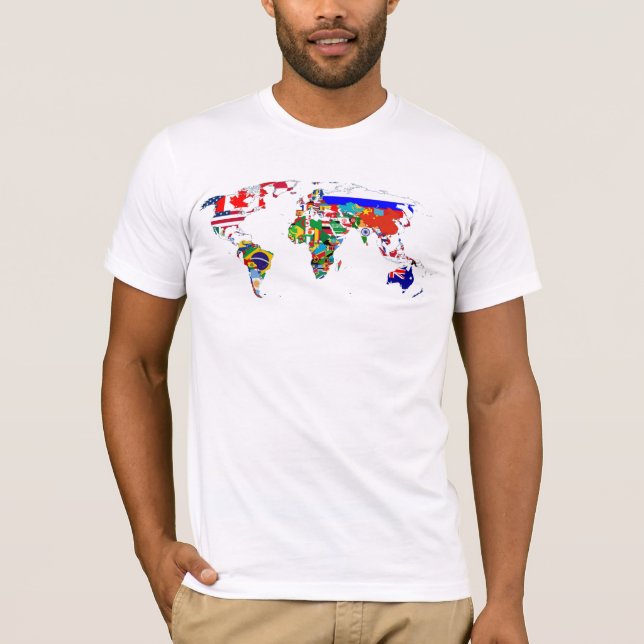 The World In Flags T-Shirt (Front)