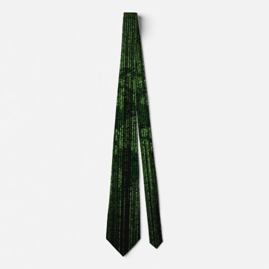 The world in the matrix neck tie | Zazzle.com