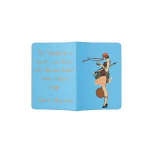 The World is a book Passport Holder