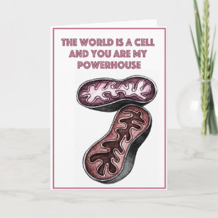 The world is a cell holiday card