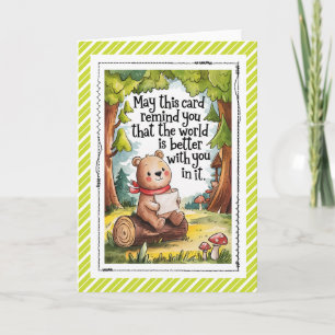 The World Is Better With You In It Inspiration  Card