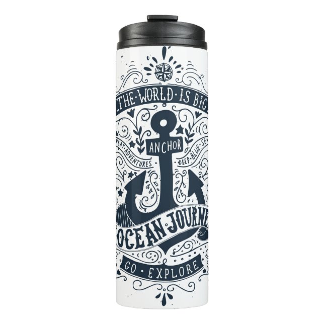The World Is Big - Go Explore Thermal Tumbler (Front)