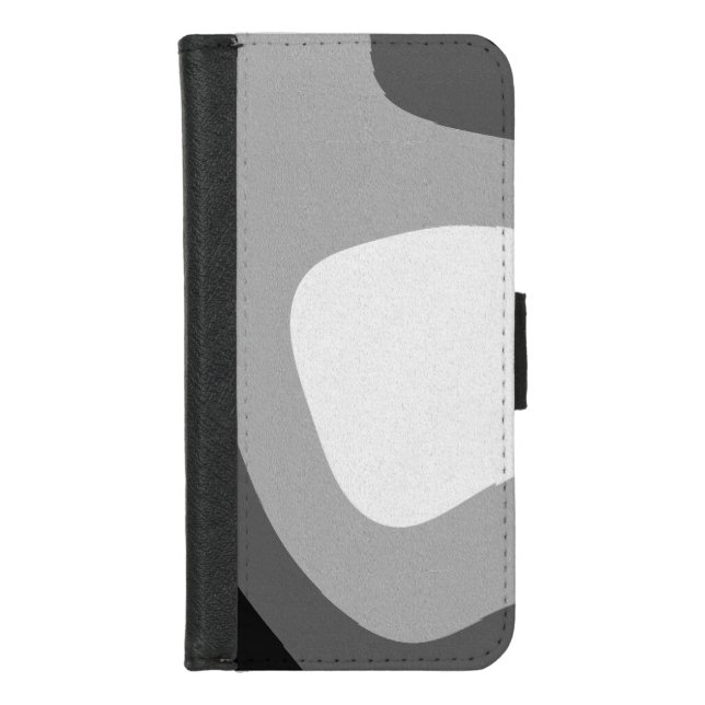 The World Is Grey iPhone Wallet Case (Front)