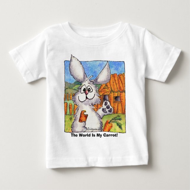 The World Is My Carrot! Baby T-Shirt (Front)