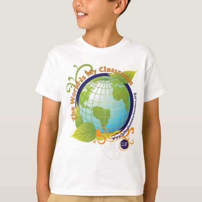 The World is My Classroom - Kids T-Shirt (Front)