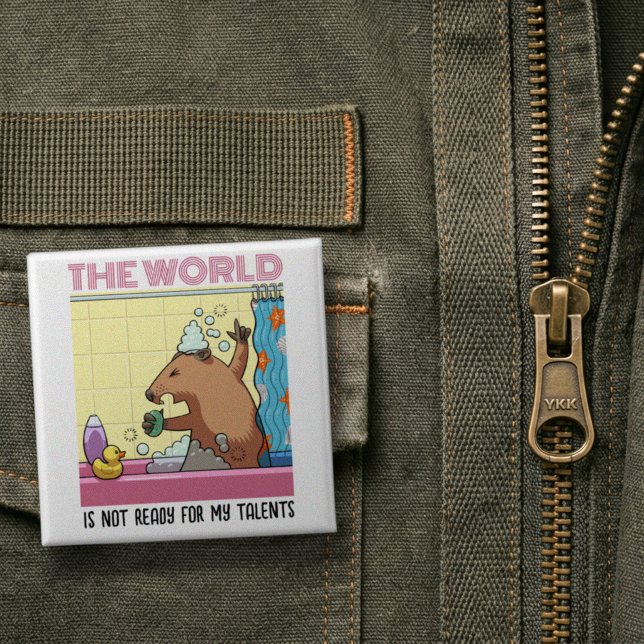 The World Is Not Ready Singing Groundhog Button (Creator Uploaded)