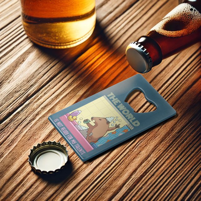 The World Is Not Ready Singing Groundhog Credit Card Bottle Opener (Creator Uploaded)