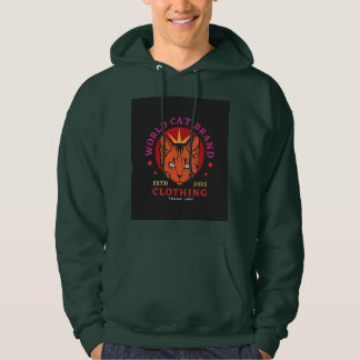 "The World is Your Catwalk: Stylish Cat Hoodies