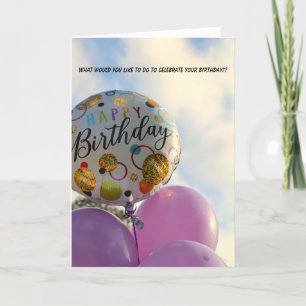 The World is Your Oyster Birthday Card