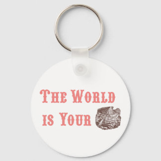 The World is Your Oyster Keychain