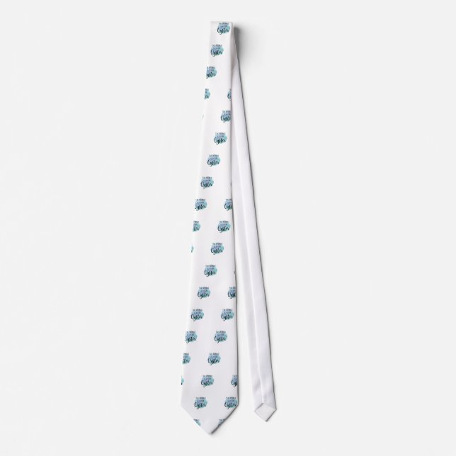 The world is your oyster neck tie (Front)