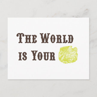 The World is Your Oyster Postcard