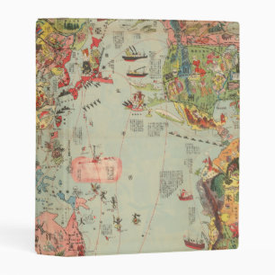 The World Map at a Glance - World Air Routes Mini Binder
