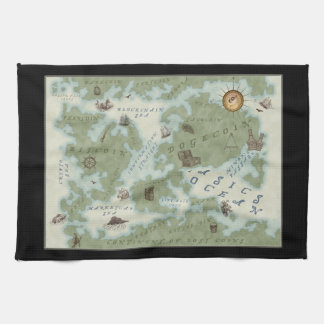 The World Map of Cryptocurrency Towel