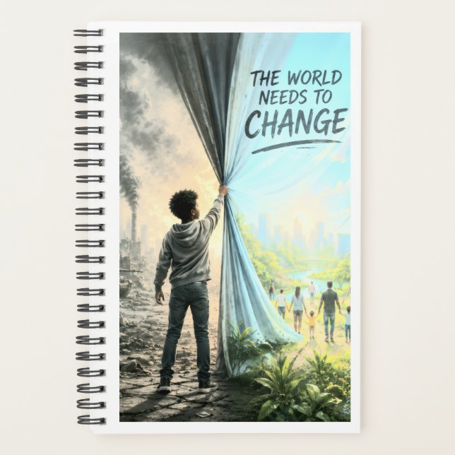 The World Needs a Change Planner (Front)