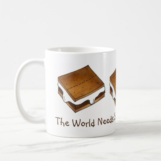The World Needs S'more Teachers Teacher Gift Mug (Left)