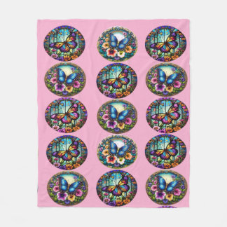 The world of butterflies, where I belong Fleece Blanket