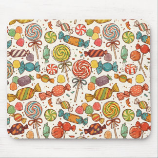 The world of candy. mouse pad