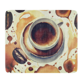 The world of coffee cutting board