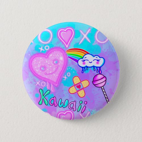 The World of Cutie Pie Kawaii Button pin