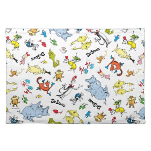 The World of Dr. Seuss Pattern Cloth Placemat