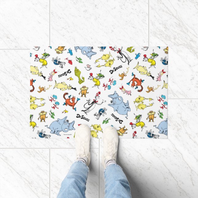 The World of Dr. Seuss Pattern Doormat (Indoor)