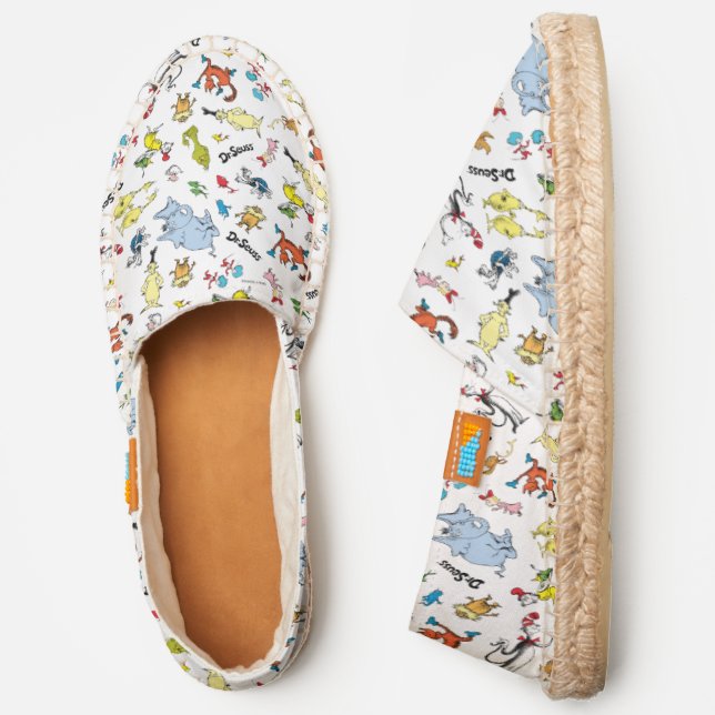 The World of Dr. Seuss Pattern Espadrilles (Side)