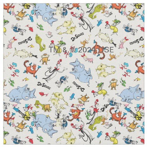 The World of Dr Seuss Pattern Fabric