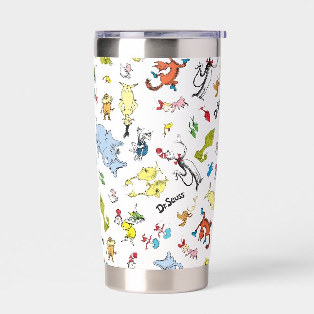 The World of Dr. Seuss Pattern Insulated Tumbler (Left)