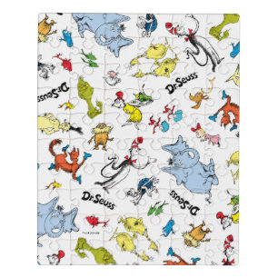 The World of Dr. Seuss Pattern Jigsaw Puzzle