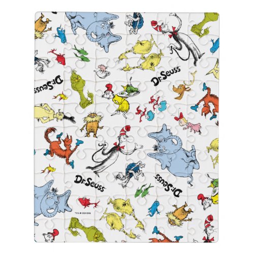 The World of Dr Seuss Pattern Jigsaw Puzzle