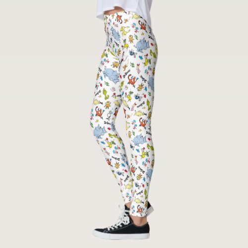 The World of Dr Seuss Pattern Leggings