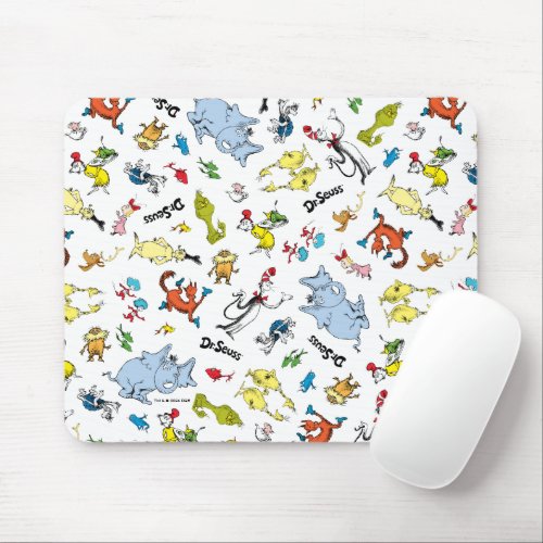 The World of Dr Seuss Pattern Mouse Pad