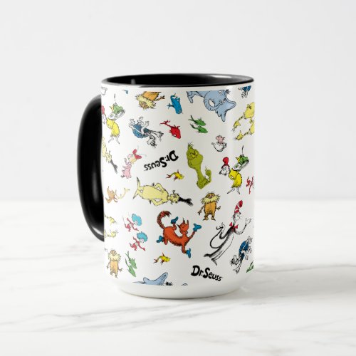 The World of Dr Seuss Pattern Mug