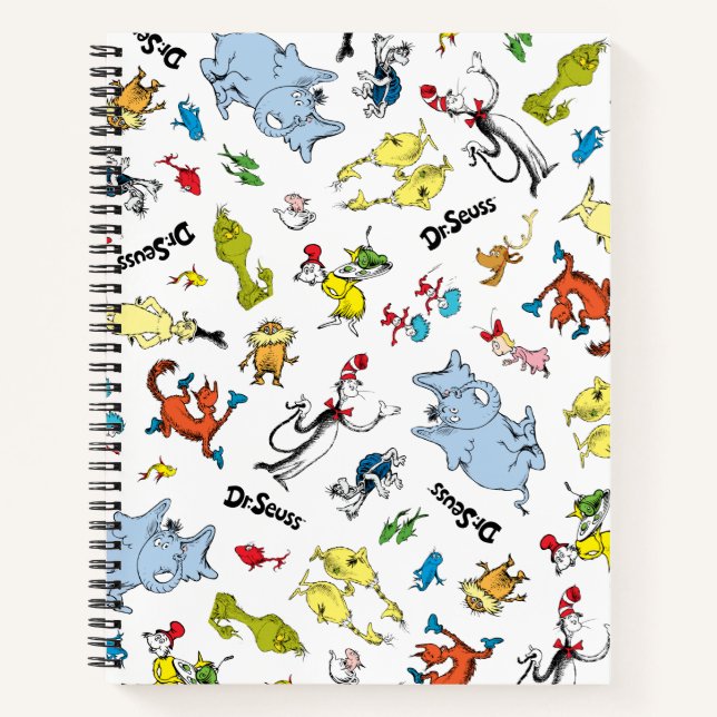 The World of Dr. Seuss Pattern Notebook (Front)