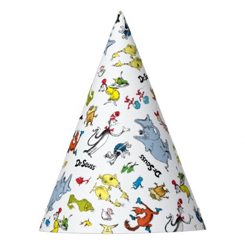 The World of Dr Seuss Pattern Party Hat