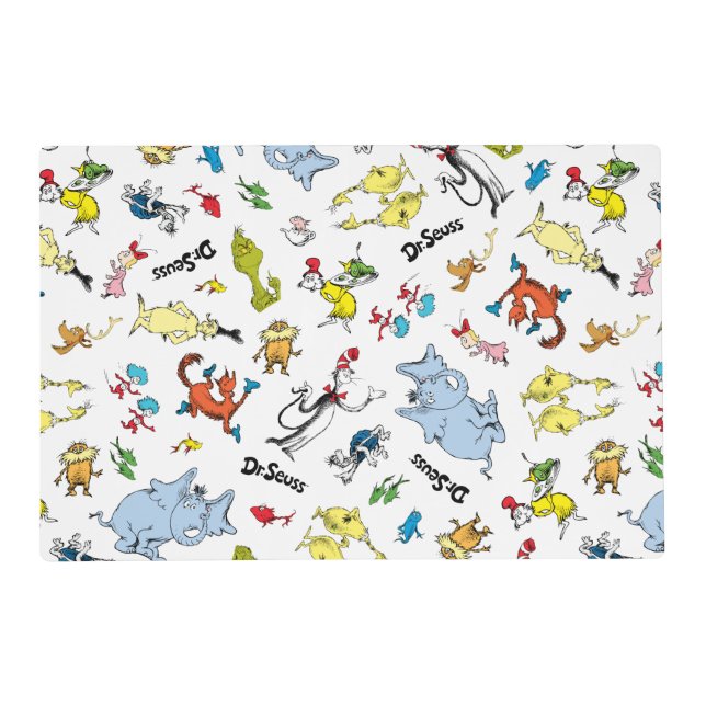 The World of Dr. Seuss Pattern Placemat (Front)