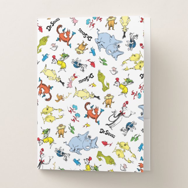 The World of Dr. Seuss Pattern Pocket Folder (Front)