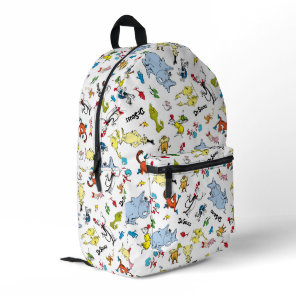 The World of Dr. Seuss Pattern Printed Backpack