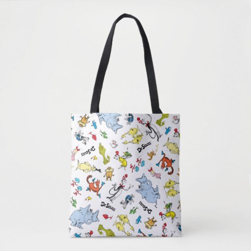 The World of Dr Seuss Pattern Tote Bag