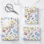The World of Dr. Seuss Pattern Wrapping Paper Sheets