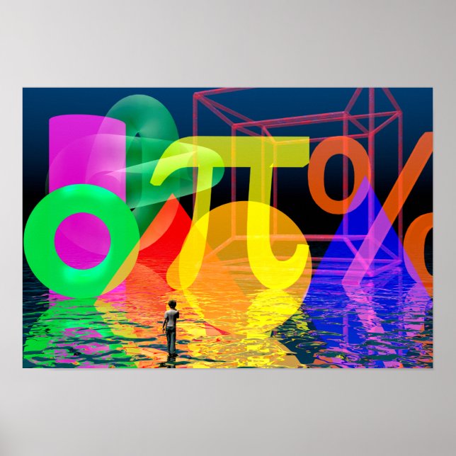 The World of Mathematics Poster (Front)