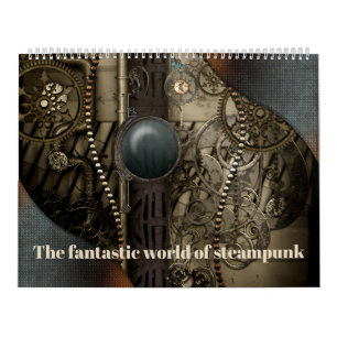 The world of steampunk calendar
