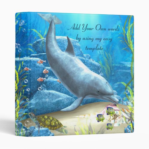 The world of the Dolphin Avery Binder
