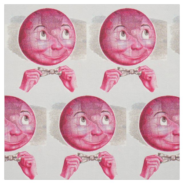 The World on His Mind Fabric (Swatch)