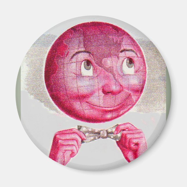 The World on His Mind Magnet (Front)