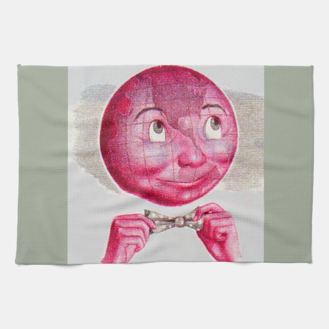 The World on His Mind Towel (Horizontal)