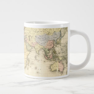 The World on Mercator's Projection 1840 Giant Coffee Mug